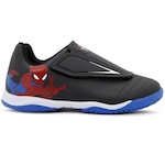 Chuteira Futsal Dray Marvel Original sem Cadarço - Infantil PRETO/VERMELHO