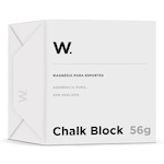 Magnésio em Bloco Chalk Block Cross Training 56g BRANCO