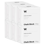 Kit Magnésio em Bloco Chalk Block Cross Escalada 56G - 6 Unidades BRANCO