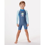 Camiseta Surf Uv Rip Curl Cosmic Upf - Infantil AZUL