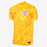 Camisa de Goleiro do Corinthians 2024/25 Torcedor Pro Nike - Infantil AMARELO