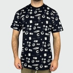 Camiseta Lost Full Print Lostsounds - Masculina PRETO