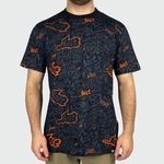 Camiseta Lost Full Print Lostmania - Masculina AZUL ESCURO