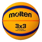 Bola de Basquete Molten 3X3 Basketball Rubber Cover AMARELO