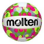 Bola de Vôlei Molten Ms500 Dots Rosa/Verde