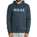 Blusão de Moletom Canguru com Capuz Hurley Fastlane - Masculino AZUL