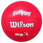 Bola de Vôlei Wilson Avp Soft Play VERMELHO