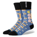 Meia Stance Collab Pacman Power Pellet Azul AZUL