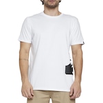 Camiseta Quiksilver Side Logo Sm25 - Masculina BRANCO