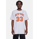 Camiseta Mitchell & Ness New York Knicks 33 Patrick Ewing - Masculina BRANCO