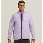 Jaqueta Corta Vento Masculina Wss Gym Never Give Up Lilas