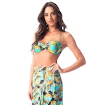 Top Biquíni Bojo Grace Tropical Multi Vestem Adulto ESTAMPADO