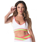 Top Fitness Vestem Groove - Feminino BRANCO