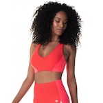 Top Fitness Vestem Glimmer - Feminino VERMELHO