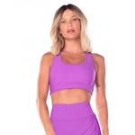 Top Costas Transpassadas Vestem Cosmic - Feminino ROXO