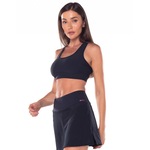 Top Costas Transpassadas Vestem Cosmic - Feminino PRETO