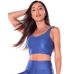 Top Cropped Vestem Lily - Feminino AZUL