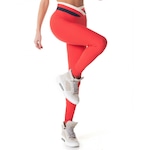 Calça Legging Vestem Fuso Pulse - Feminina VERMELHO