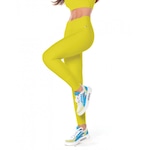 Calça Legging Vestem Fuso Cos Frufru - Feminina AMARELO