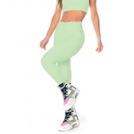 Calça Legging Vestem Fuso Cos Frufru - Feminina VERDE