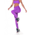 Calça Legging Fuso com Recortes Vestem Cosmic - Feminina ROXO