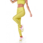 Calça Legging Fuso com Recortes Vestem Daisy - Feminina AMARELO