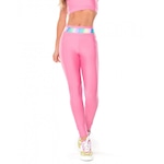 Calça Legging Fuso Cós Vestem Elastico Daisy Rosa Candy Vestem ROSA