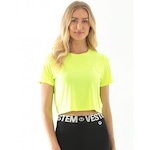 Camiseta Manga Curta Vestem Dry Fit Aitana Feminina AMARELO