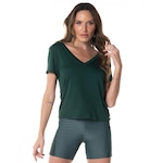 Camiseta Manga Curta Vestem Ágora Feminina VERDE