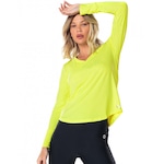 Camiseta Manga Longa Vestem Dry Fit Janice Feminina AMARELO