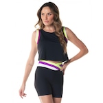 Camiseta Regata Vestem Dry Fit Pulse - Feminina PRETO