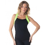 Camiseta Regata Vestem Dry Fit Push Ups - Feminina PRETO