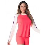 Camiseta Manga Longa Dry Fit Flexy Vestem Feminina ROSA