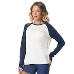 Camiseta Manga Longa Dry Fit Flexy Vestem Feminina BRANCO