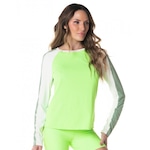 Camiseta Manga Longa Dry Fit Flexy Vestem Feminina VERDE