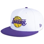 Boné Aba Reta New Era 950 Los Angeles Lakers World Of Logos - Snapback - Adulto BRANCO