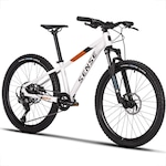 Bicicleta Sense Grom Race 2025 Aro 24 Shimano 9V Infantil BRANCO/LARANJA