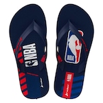 Chinelo Menino Basquete Nba Feel Dedo Rider 12379 AZUL