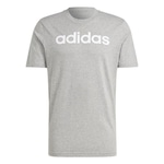 Camiseta adidas Logo Linear - Masculina CINZA CLA/BRANCO