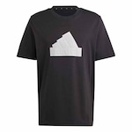 Camiseta adidas Future Icon Bos - Masculina PRETO/BRANCO