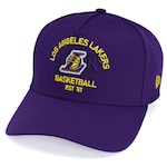 Boné Aba Curva New Era 9Forty A-Frame Nba Los Angeles Lakers - Snapback ROXO