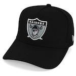 Boné Aba Curva New Era 9Forty A-Frame Strapback Las Vegas Raiders - Snapback - Adulto PRETO