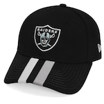 Boné Aba Curva New Era 9Forty Nfl Las Vegas Raiders Core - Snapback - Adulto PRETO