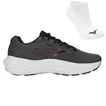 Tenis Mizuno Goya 2 + Par de Meia - Feminino CINZA/ROSA