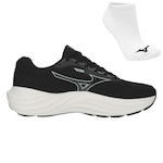 Tenis Mizuno Goya 2 + Par de Meia - Feminino PRETO/AZUL CLA