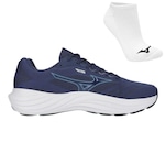 Tênis Mizuno Goya 2 + Par de Meia - Masculino AZUL ESC/BRANCO