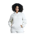 Blusão de Moletom Approve In Relief - Feminino Off White