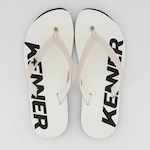 Chinelo Kenner Red - Unissex BRANCO