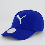 Boné Aba Curva Puma Ess Cat Logo - Strapback - Infantil AZUL