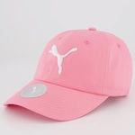 Boné Aba Curva Puma Ess Cat Logo - Strapback - Infantil ROSA